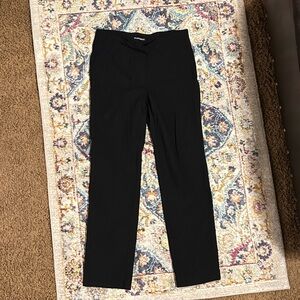 Hilary Radley Classic Black Straight Leg Pants